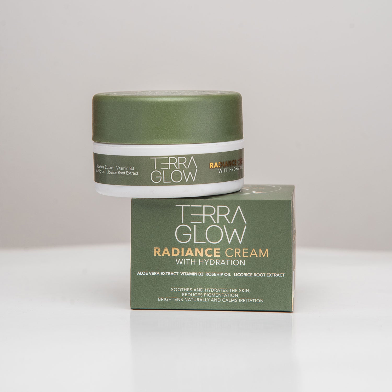Radiance Cream with Hydration with Aloe Vera, Vitamin B3 & Rosehip Oil